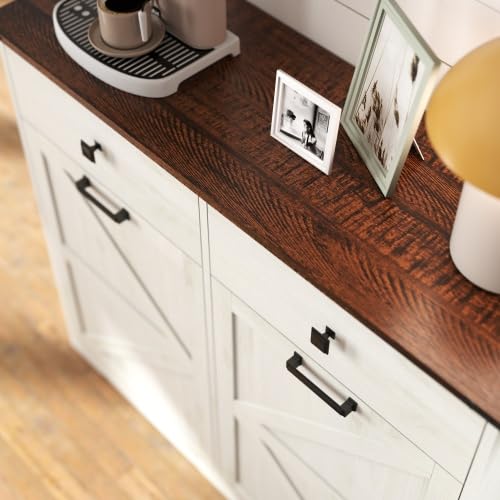 20 Gallon Tilt Out Trash Can Cabinet with Drawer R252402