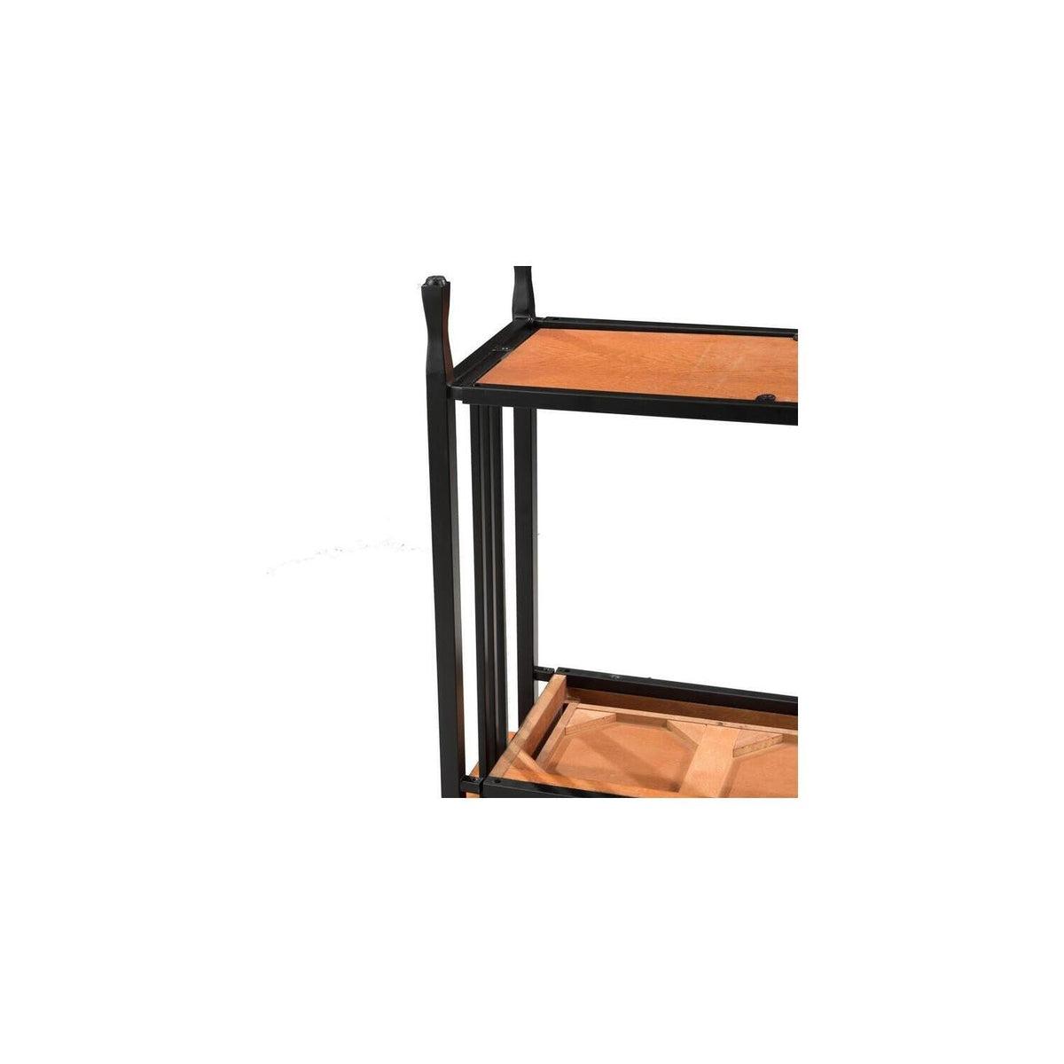 Rustic Two Drawer Sofa Table with Shelf S313300