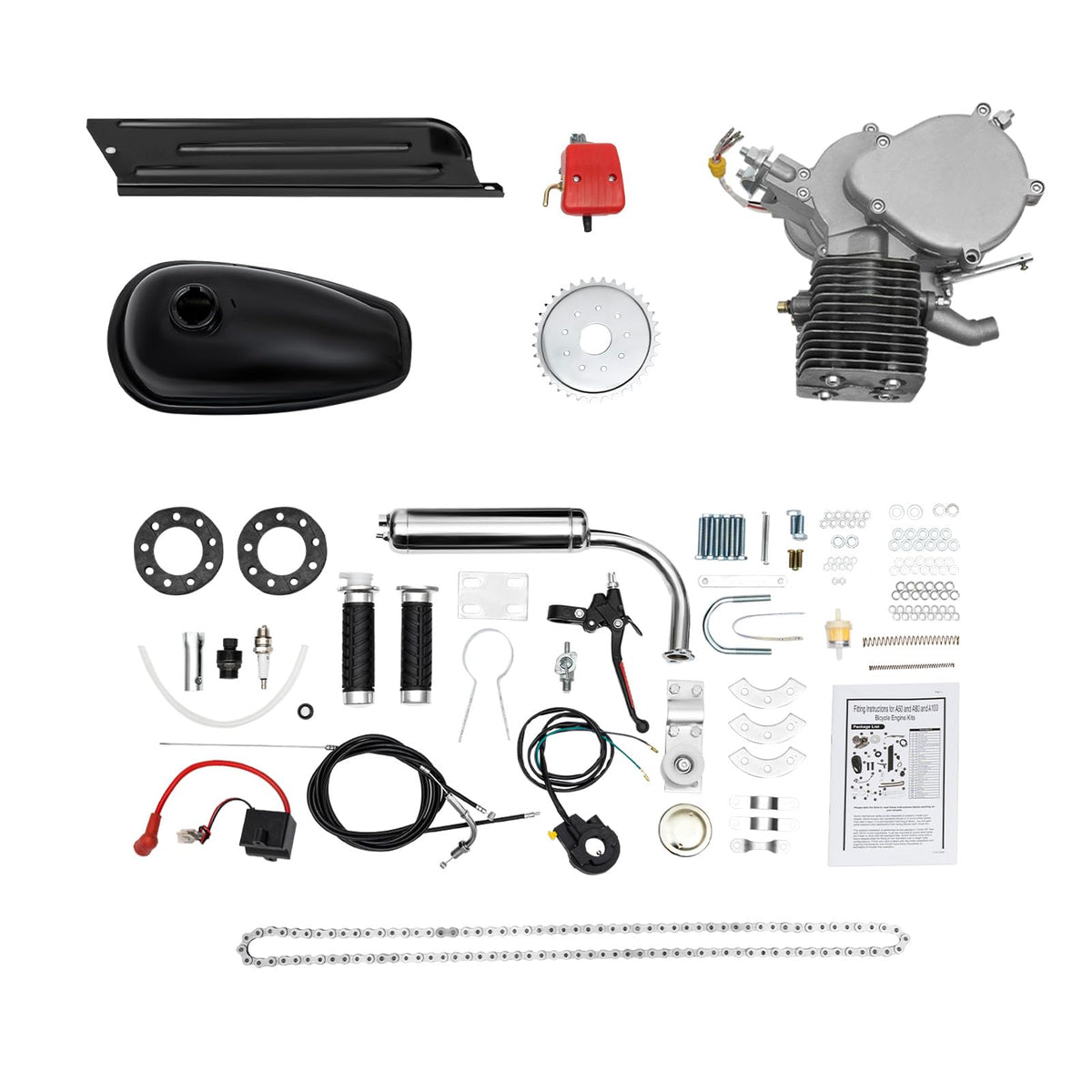 2-Stroke 100cc Bicycle Engine Kit T14547