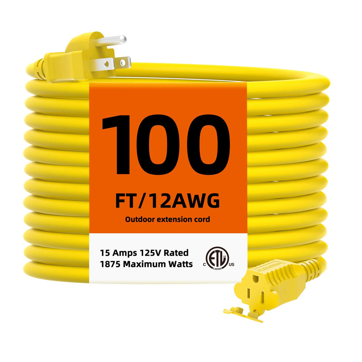 100 FT Heavy Duty Outdoor Extension Cord V231
