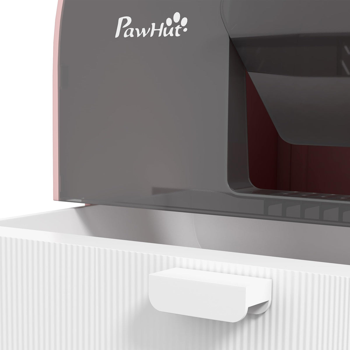 Pink Covered Cat Litter Box with Scoop B66360