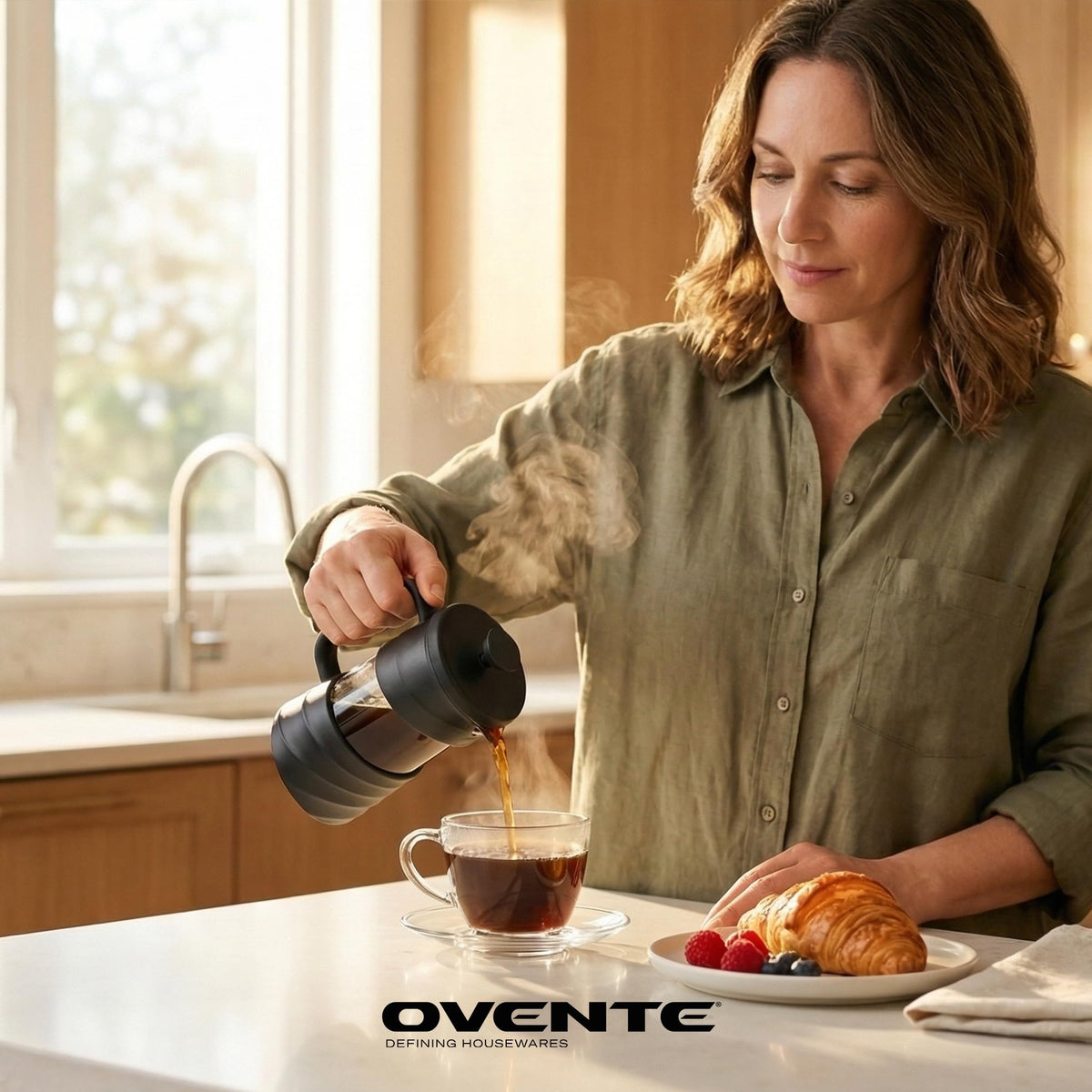 12oz French Press Coffee Maker F1305