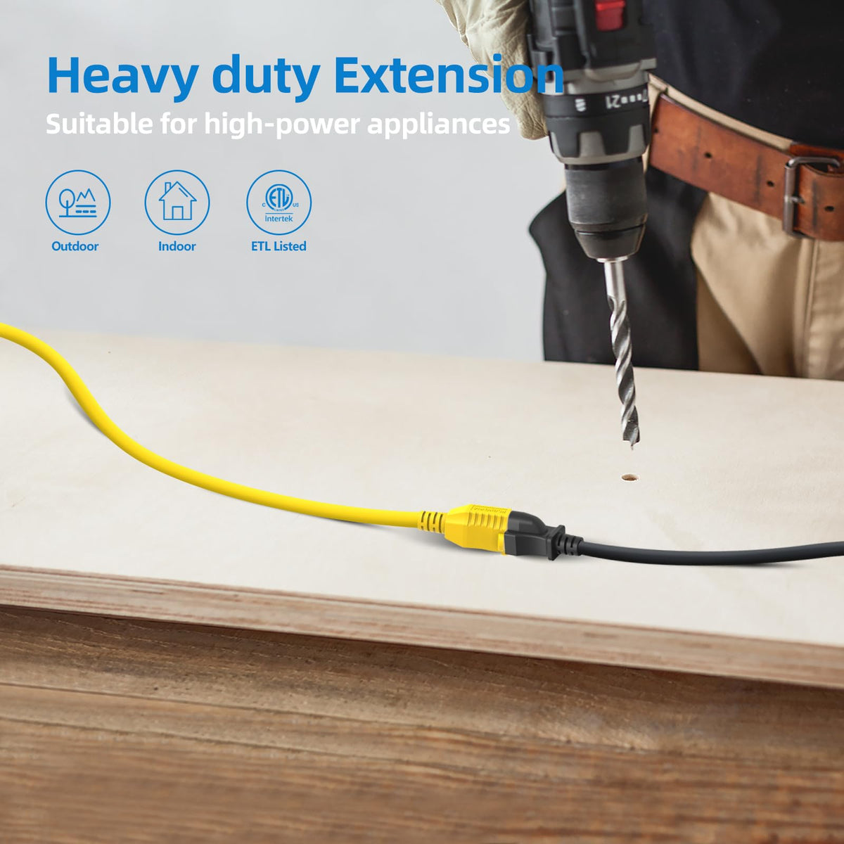 100 FT Heavy Duty Outdoor Extension Cord V231