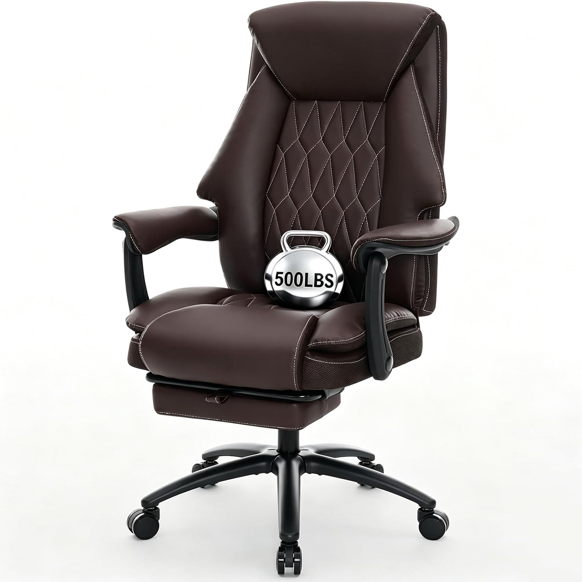 500lbs Big and Tall Office Chair with Footrest A31794