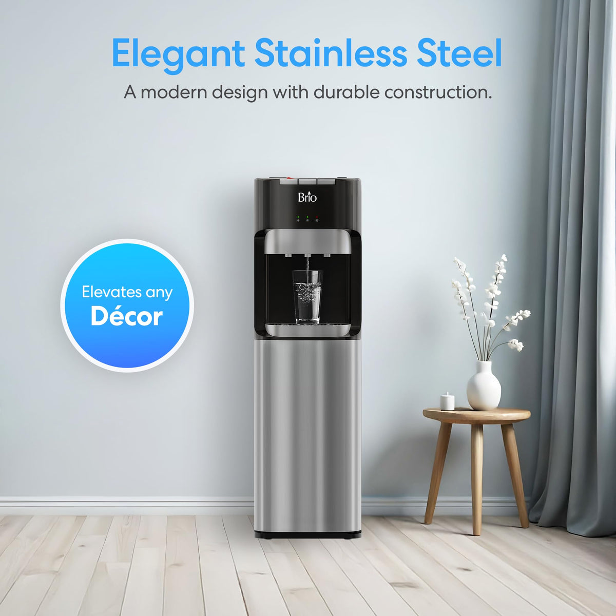 Bottom Loading Water Cooler Dispenser for 5 Gallon Bottles N58180