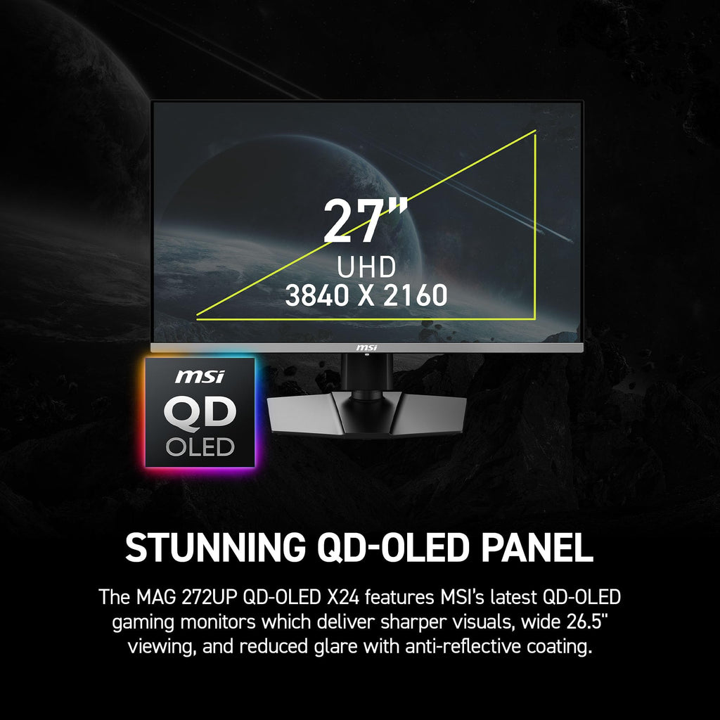 27-Inch 4K UHD 240Hz QD-OLED Gaming Monitor I8423