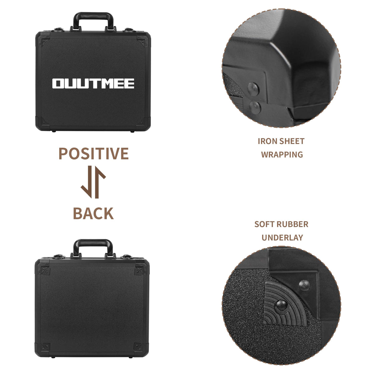 12 Inch Hard Shell Carrying Case with Pre-Diced Foam Z518