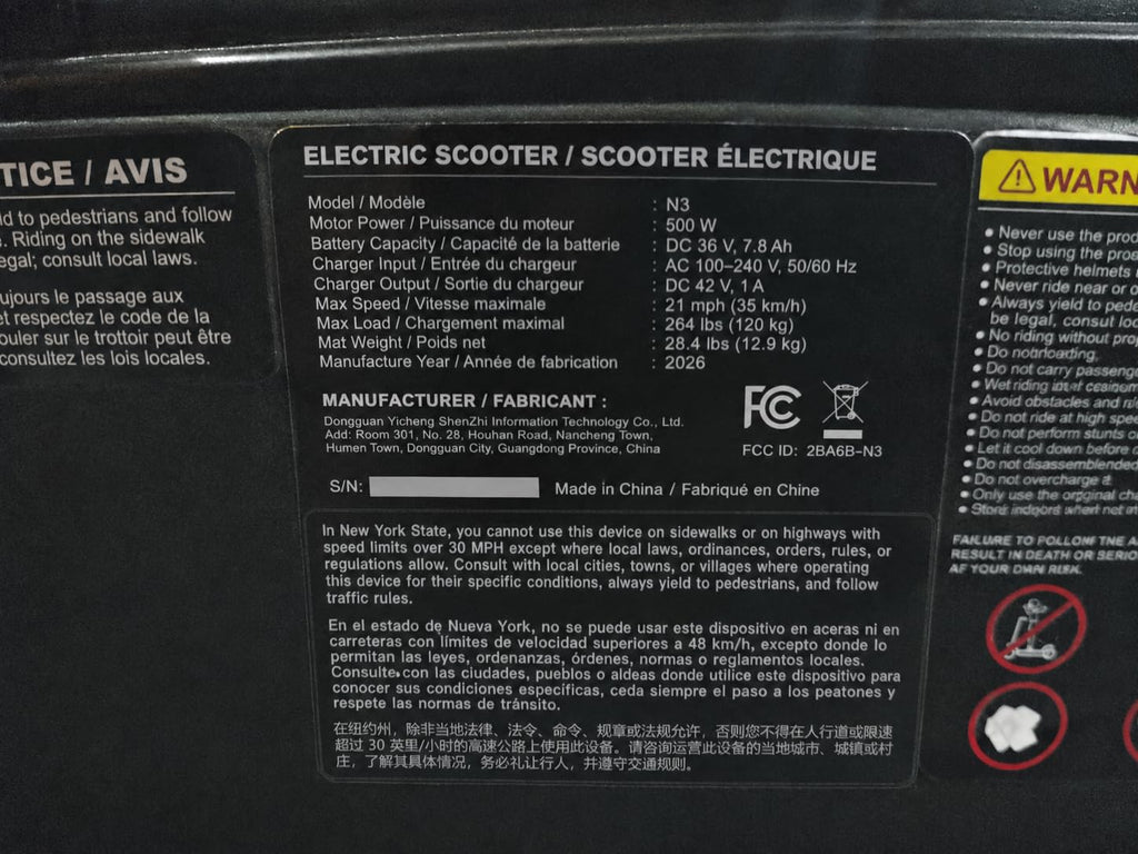 1000W Electric Scooter 28 Miles 25 MPH M630
