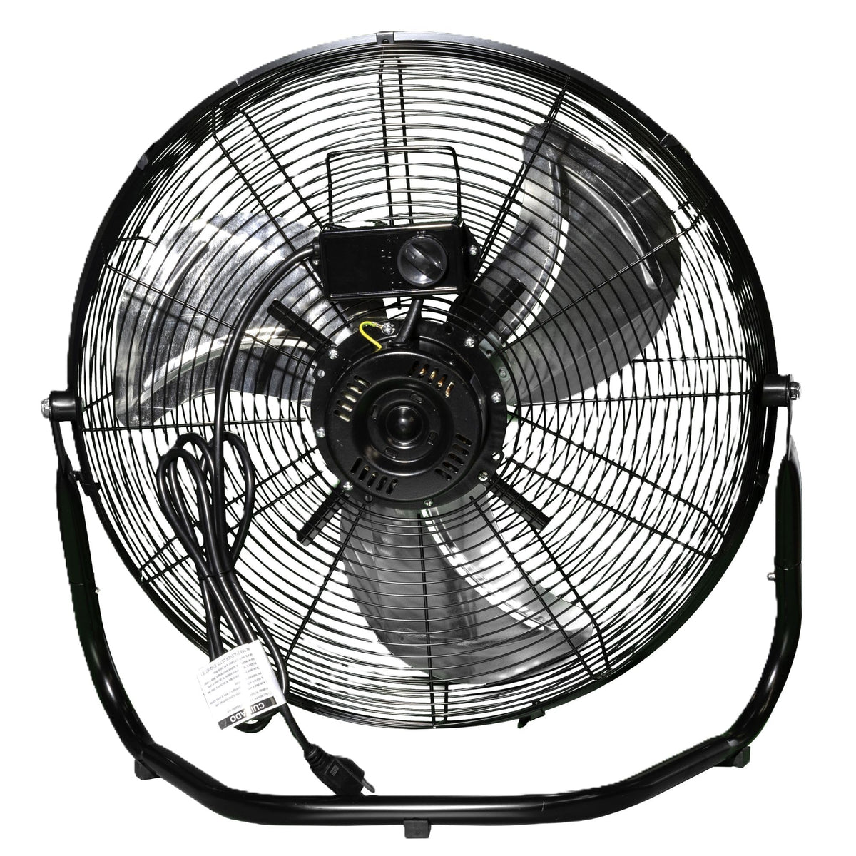 20 Inch 3 Speed Black High Velocity Fan T9135