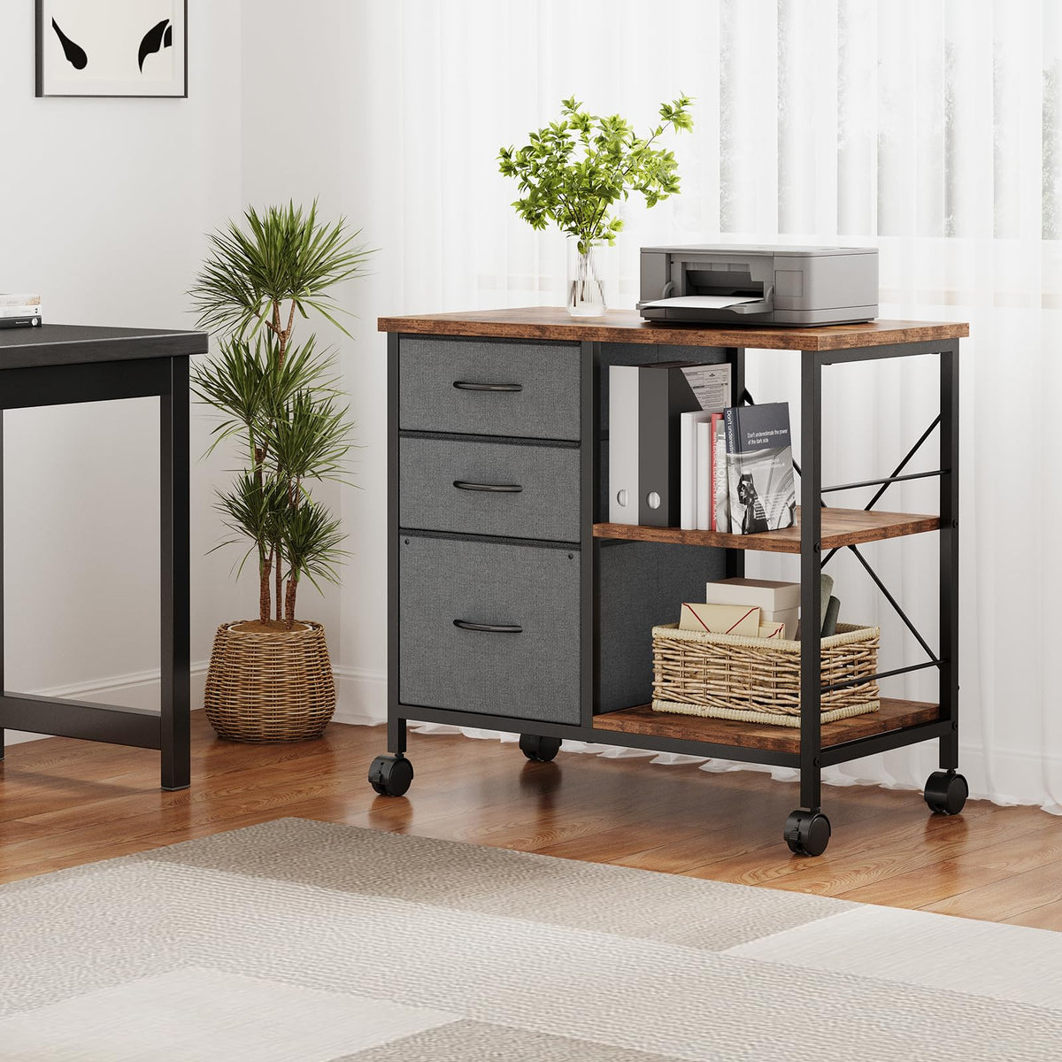 3 Drawer Mobile File Cabinet A200