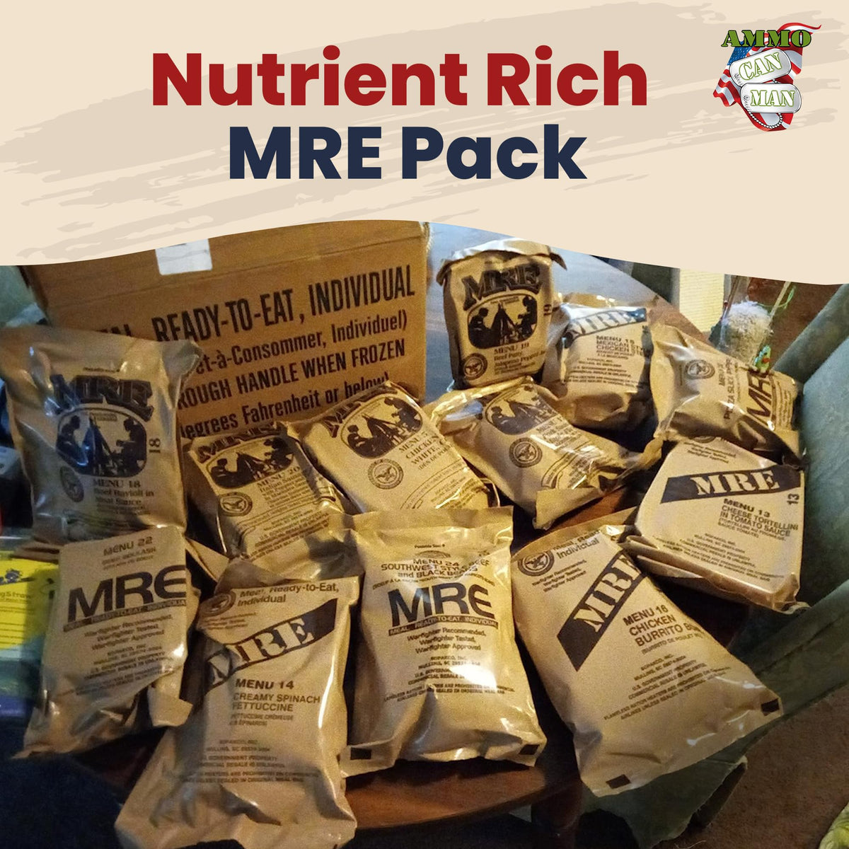 12-Pack Freeze Dried MRE H851