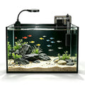 2.8 Gallon Aquarium Starter Kit with LED and Filter Pump V16300