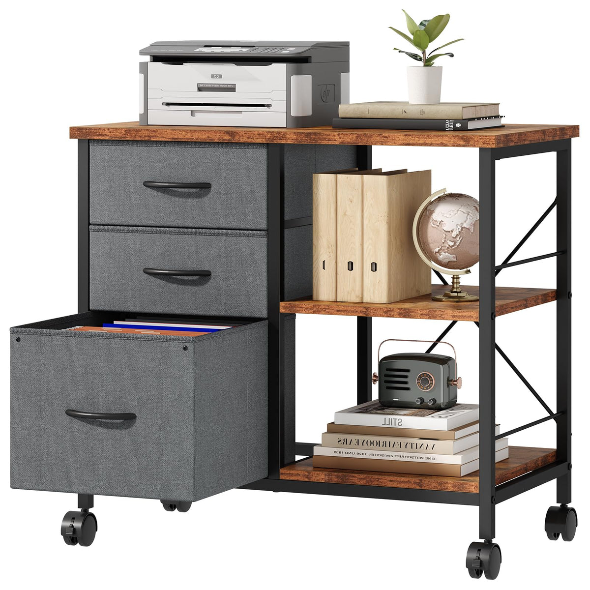 3 Drawer Mobile File Cabinet A200