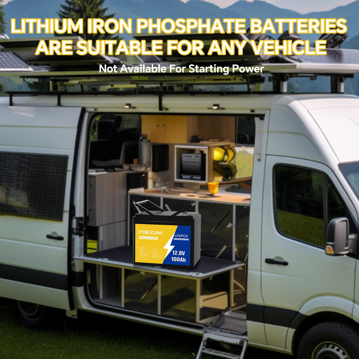 12V 100Ah LiFePO4 Battery V207858