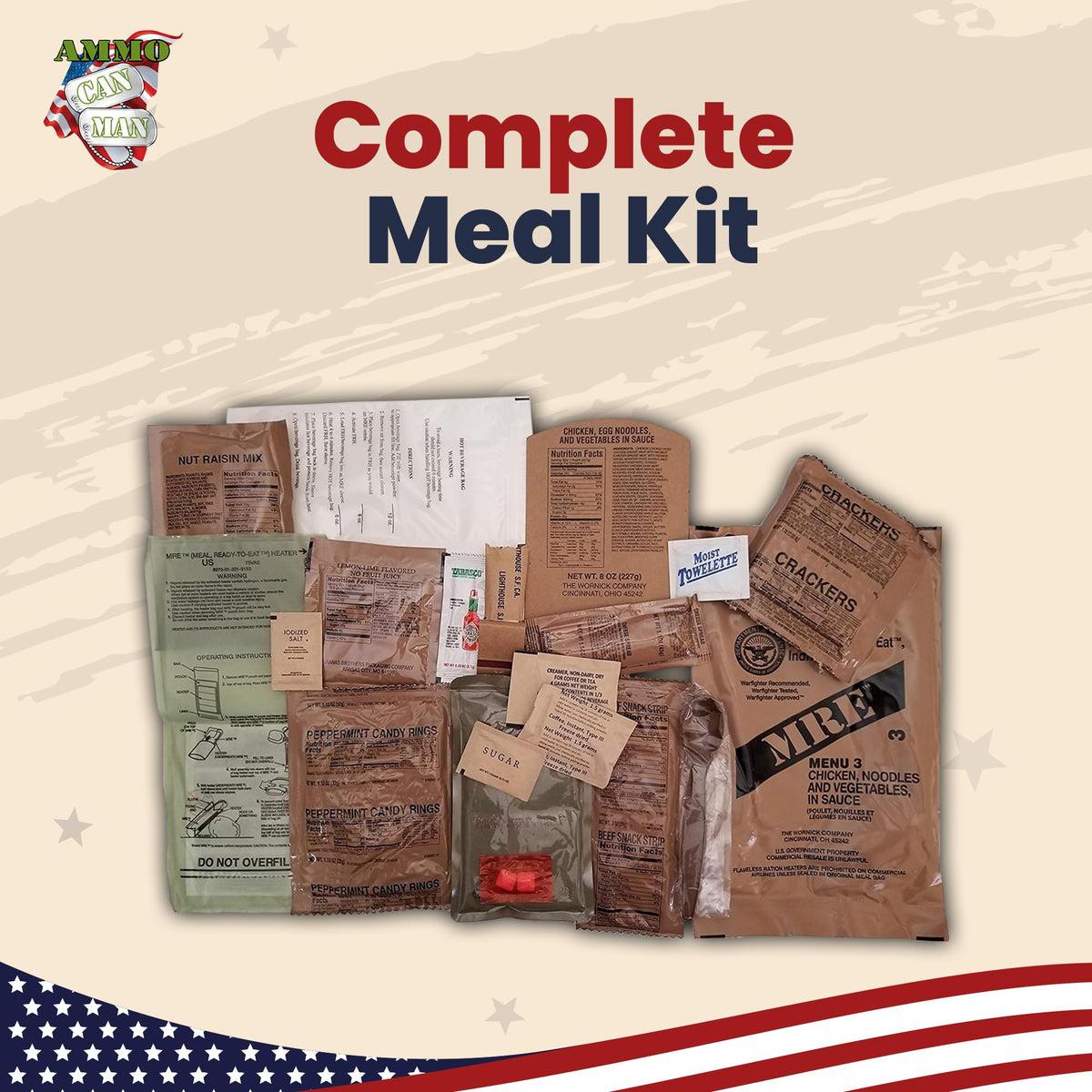 12-Pack Freeze Dried MRE H851