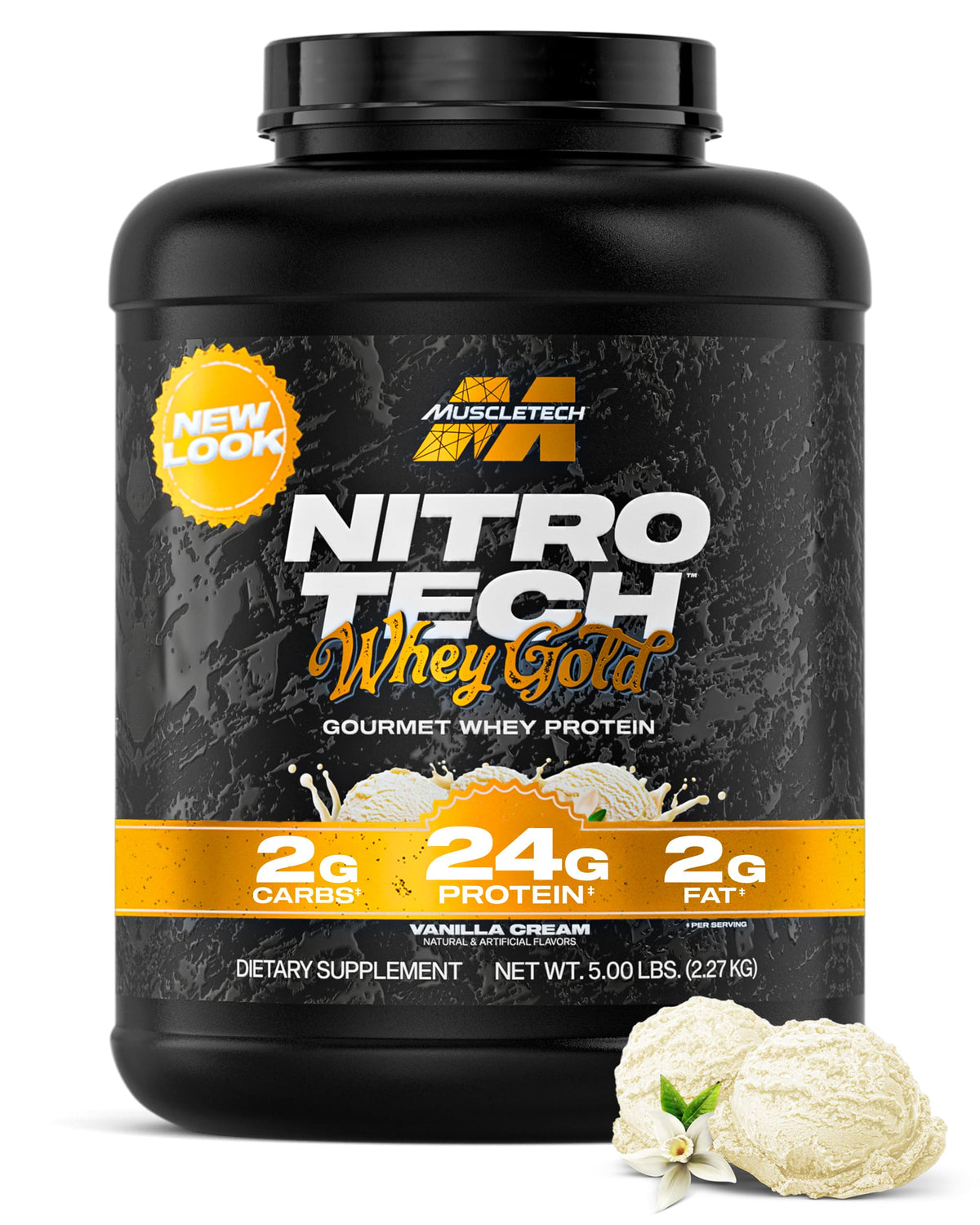 Whey Protein Powder Vanilla Cream 5LB D73014