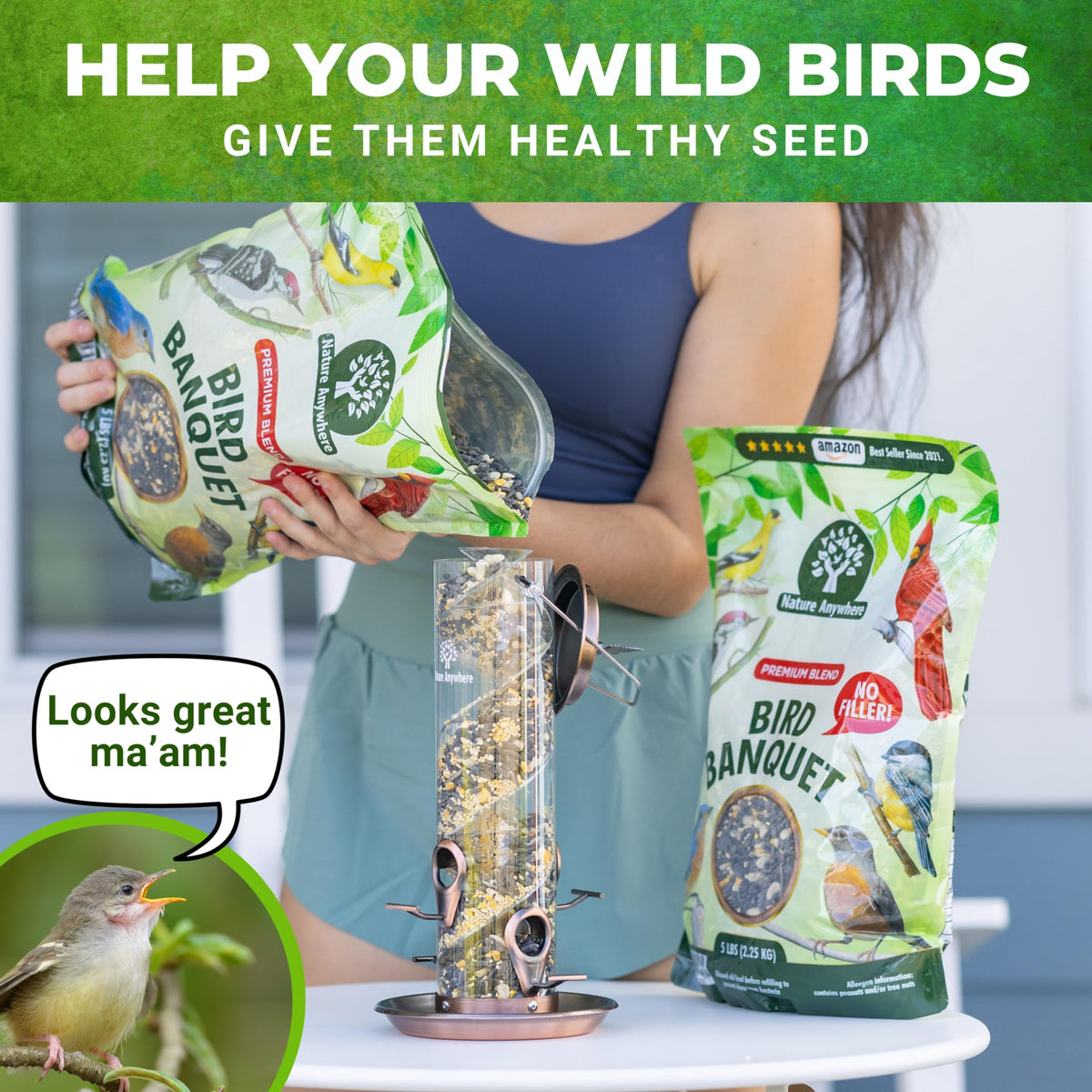 Bird Seed for Outside Feeders H3622